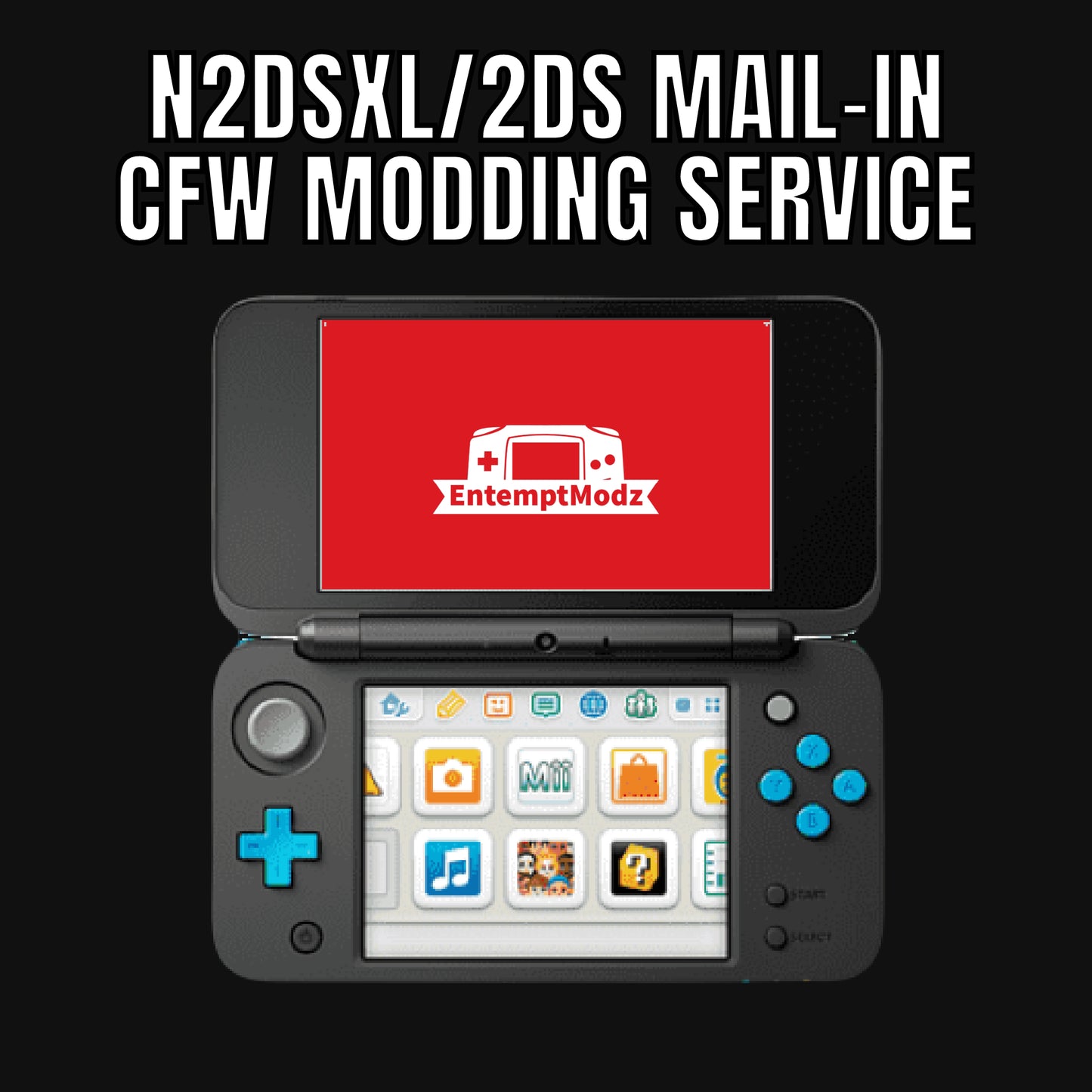 2DS Mail-in CFW Modding Service